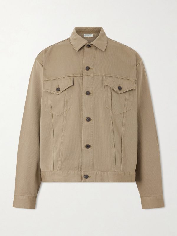 Silk and Cotton-Blend Piqué Jacket Silk and Cotton-Blend Piqué Jacket