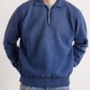 Half-Zip Cotton-Jersey Sweatshirt - FR Half-Zip Cotton-Jersey Sweatshirt - FR