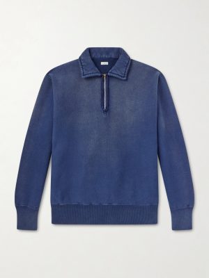Half-Zip Cotton-Jersey Sweatshirt Half-Zip Cotton-Jersey Sweatshirt