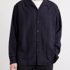 Camp-Collar Checked Silk Shirt - FR Camp-Collar Checked Silk Shirt - FR