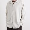 Camp-Collar Silk Shirt - FR Camp-Collar Silk Shirt - FR