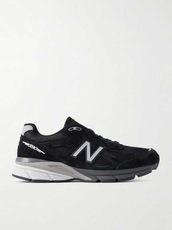 990v4 Suede and Mesh Sneakers 990v4 Suede and Mesh Sneakers