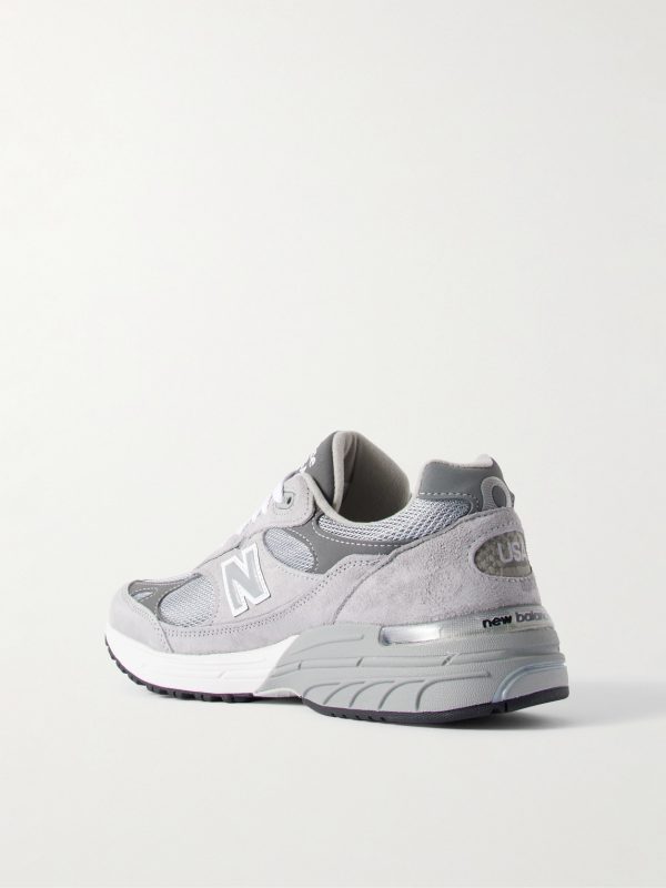 MIUSA 993 Suede, Mesh and Leather Sneakers - BK MIUSA 993 Suede, Mesh and Leather Sneakers - BK