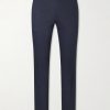Tapered Lyocell and Cotton-Blend Twill Suit Trousers