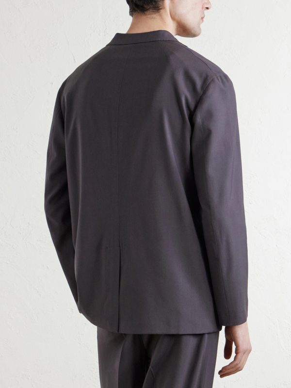 Virgin Wool Blazer - BK Virgin Wool Blazer - BK