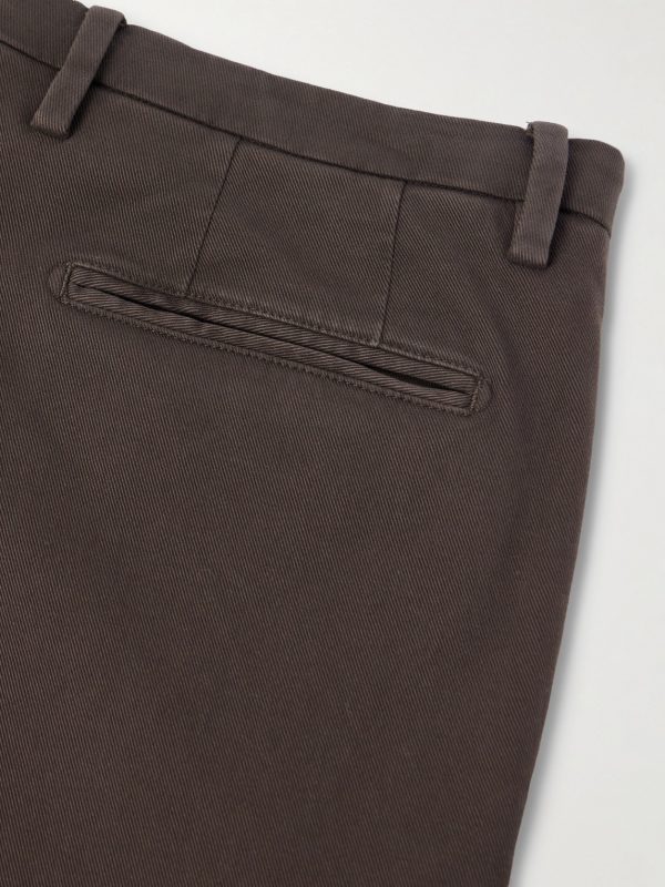 Tapered Cotton-Blend Twill Suit Trousers - CU