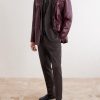 Tapered Cotton-Blend Twill Suit Trousers - OU