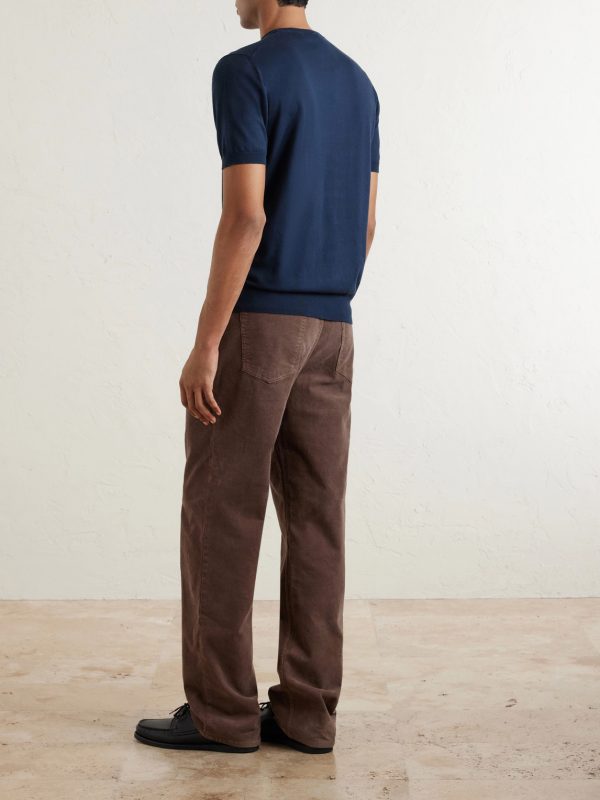 Garment-Dyed Cotton T-Shirt - BK Garment-Dyed Cotton T-Shirt - BK