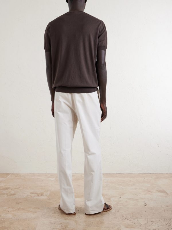 Garment-Dyed Cotton T-Shirt - BK Garment-Dyed Cotton T-Shirt - BK