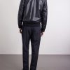 Straight-Leg Pleated Virgin Wool Trousers - BK Straight-Leg Pleated Virgin Wool Trousers - BK