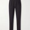 Straight-Leg Pleated Virgin Wool Trousers Straight-Leg Pleated Virgin Wool Trousers