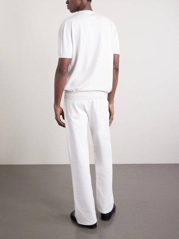 Garment-Dyed Cotton T-Shirt - BK Garment-Dyed Cotton T-Shirt - BK