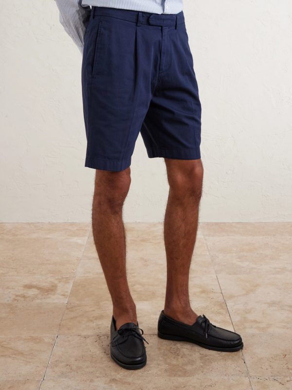Straight-Leg Cotton-Blend Shorts - FR