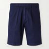 Straight-Leg Cotton-Blend Shorts