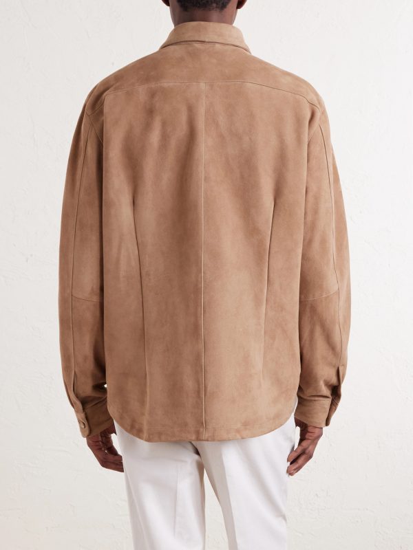 Suede Overshirt - BK Suede Overshirt - BK