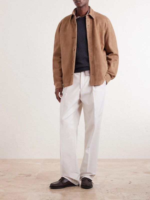 Suede Overshirt - OU Suede Overshirt - OU