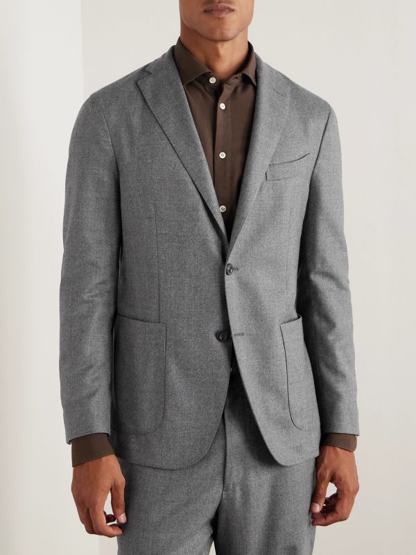 Virgin Wool Suit Jacket - FR Virgin Wool Suit Jacket - FR