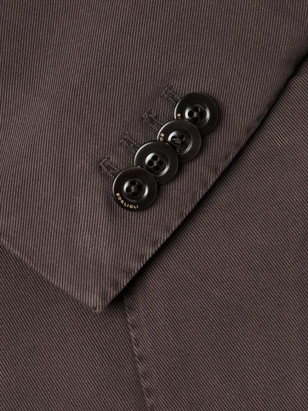 Cotton-Blend Twill Suit Jacket - CU Cotton-Blend Twill Suit Jacket - CU