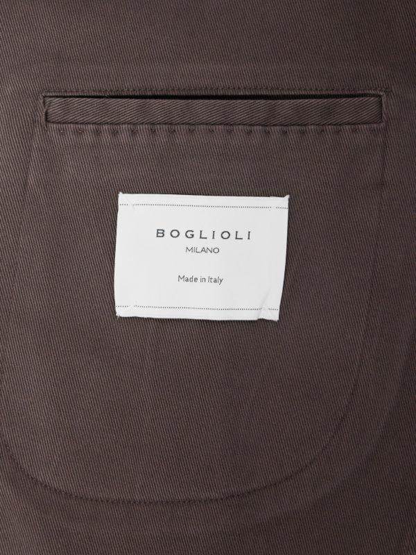 Cotton-Blend Twill Suit Jacket - E1 Cotton-Blend Twill Suit Jacket - E1