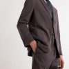 Cotton-Blend Twill Suit Jacket - FR Cotton-Blend Twill Suit Jacket - FR