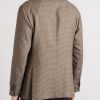 Houndstooth Virgin Wool-Blend Blazer - BK Houndstooth Virgin Wool-Blend Blazer - BK