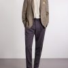 Houndstooth Virgin Wool-Blend Blazer - OU Houndstooth Virgin Wool-Blend Blazer - OU