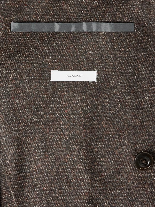 Double-Breasted Virgin Wool-Blend Blazer - E1