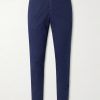 Tapered Cotton-Blend Trousers Tapered Cotton-Blend Trousers