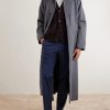 Tapered Cotton-Blend Trousers - OU Tapered Cotton-Blend Trousers - OU