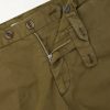 Straight-Leg Cotton-Blend Trousers - CU Straight-Leg Cotton-Blend Trousers - CU