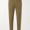 Straight-Leg Cotton-Blend Trousers Straight-Leg Cotton-Blend Trousers
