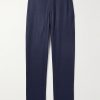Straight-Leg Virgin Wool-Flannel Trousers Straight-Leg Virgin Wool-Flannel Trousers