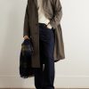 Loden Herringbone Wool-Blend Coat - OU