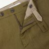 Wool and Linen-Blend Straight Leg Trousers - CU Wool and Linen-Blend Straight Leg Trousers - CU