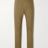 Wool and Linen-Blend Straight Leg Trousers Wool and Linen-Blend Straight Leg Trousers
