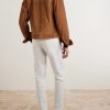 Tapered Cotton-Blend Trousers - BK