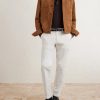 Tapered Cotton-Blend Trousers - OU