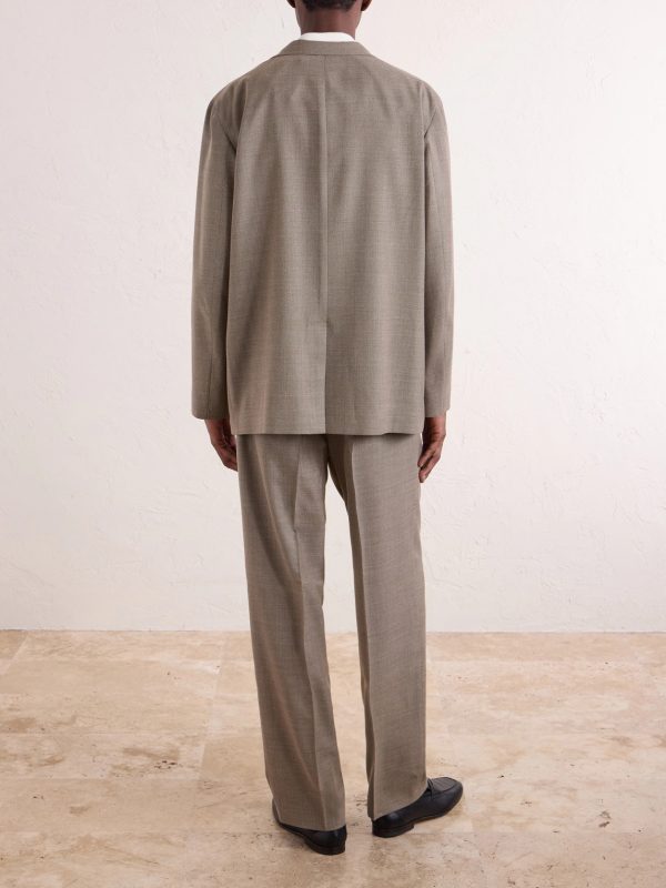 K-Jacket Virgin Wool Suit Jacket - BK