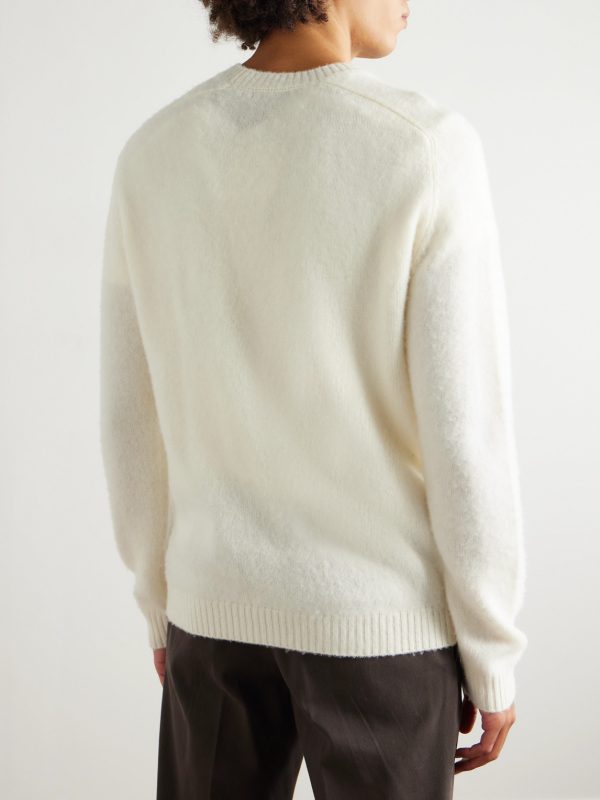 Slim-Fit Wool and Cashmere-Blend Sweater - BK Slim-Fit Wool and Cashmere-Blend Sweater - BK