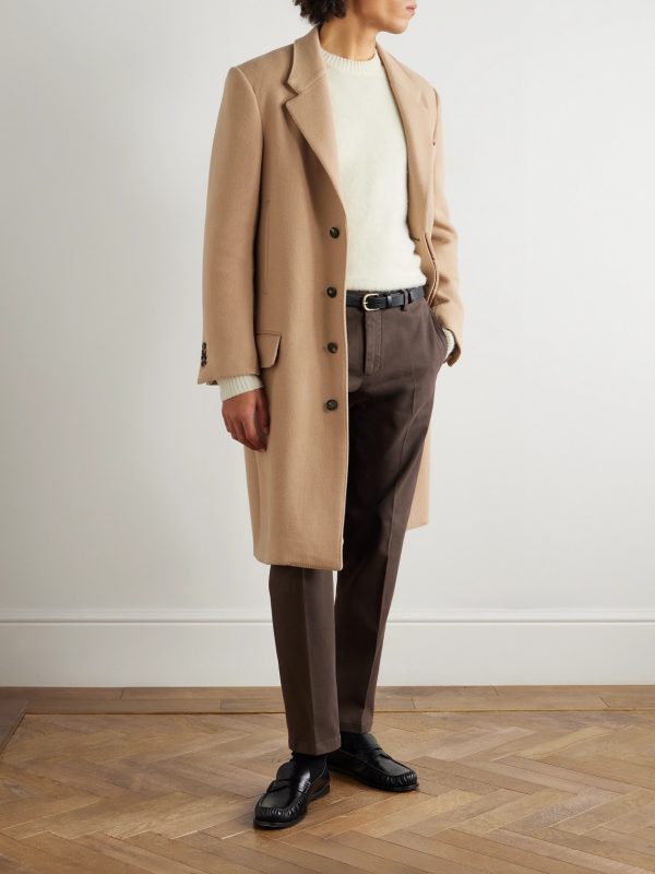 Slim-Fit Wool and Cashmere-Blend Sweater - OU Slim-Fit Wool and Cashmere-Blend Sweater - OU
