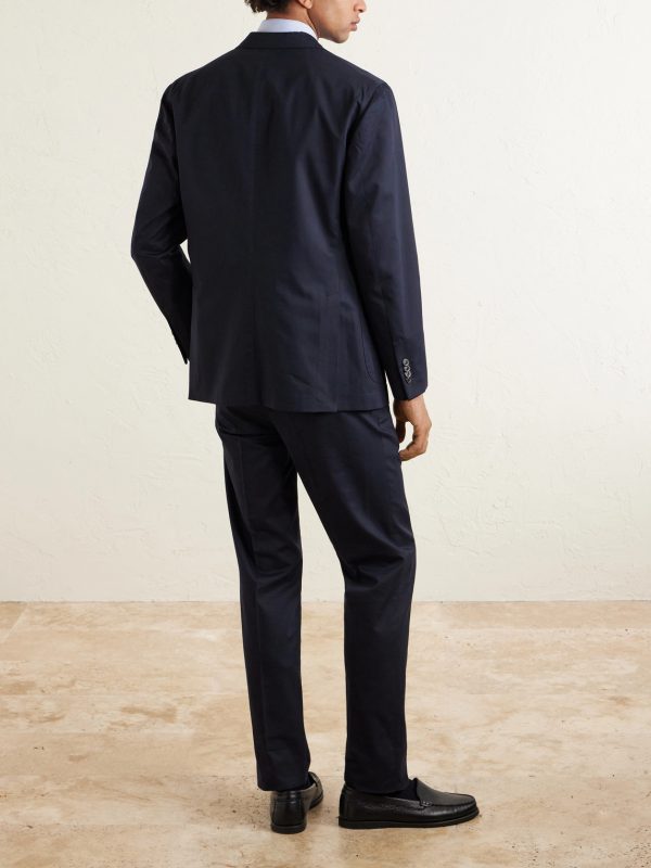 Lyocell and Cotton-Blend Twill Suit Jacket - BK