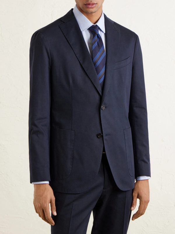 Lyocell and Cotton-Blend Twill Suit Jacket - FR