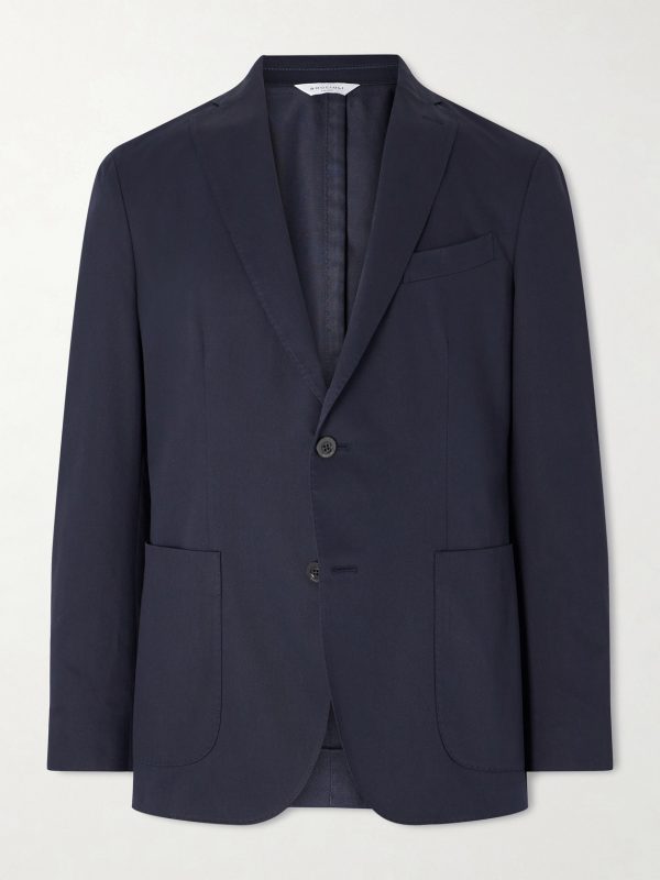 Lyocell and Cotton-Blend Twill Suit Jacket