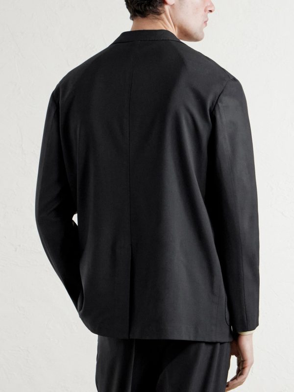Virgin Wool Blazer - BK Virgin Wool Blazer - BK