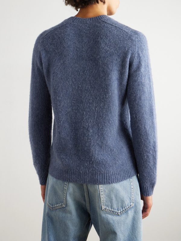 Slim-Fit Wool and Cashmere-Blend Sweater - BK