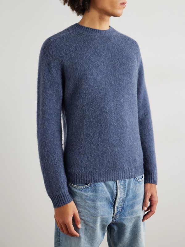 Slim-Fit Wool and Cashmere-Blend Sweater - FR