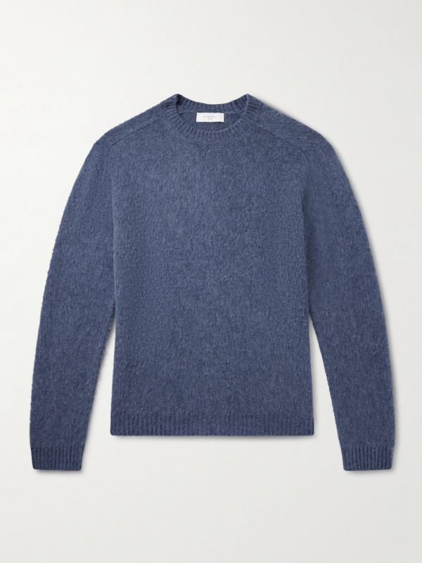 Slim-Fit Wool and Cashmere-Blend Sweater
