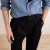 Pleated Cotton Trousers - CU Pleated Cotton Trousers - CU