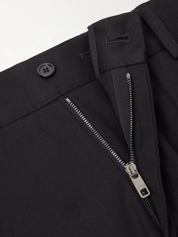 Pleated Cotton Trousers - E1 Pleated Cotton Trousers - E1