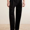 Pleated Cotton Trousers - FR Pleated Cotton Trousers - FR